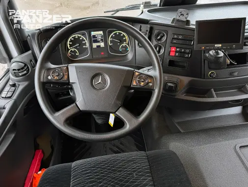 Mercedes Atego 1230, 2019 год, штора 46 кубов, ворота - фото 5
