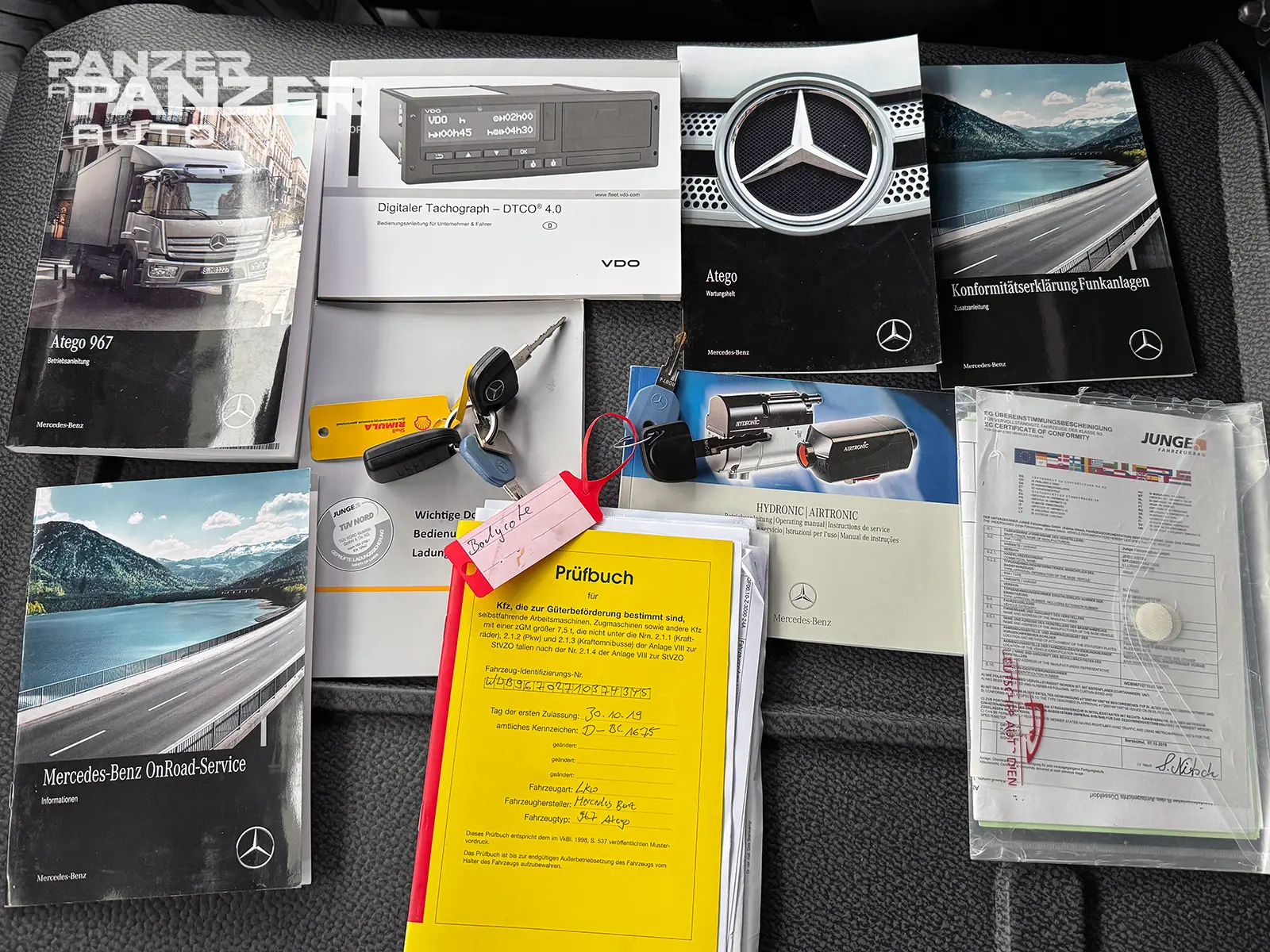 Mercedes Atego 1230, 2019 год, штора 46 кубов, ворота - фото 37