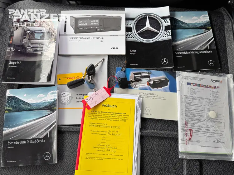 Mercedes Atego 1230, 2019 год, штора 46 кубов, ворота - фото 37