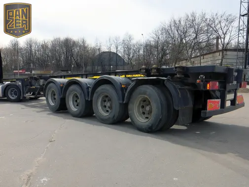 Полуприцеп контейнеровоз, 4 оси, Meusburger SW-480, 2012 год - фото 3