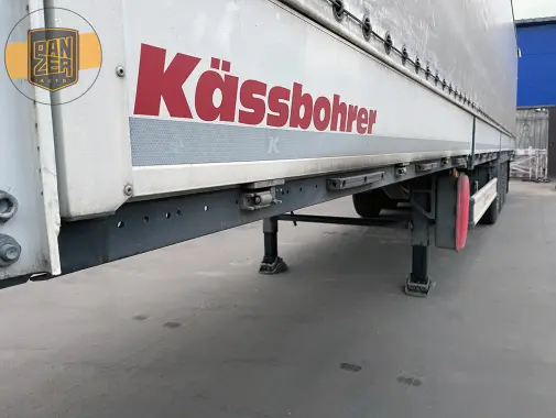 Kassbohrer XS, полуприцеп штора-борт 91м3, 2018 год, подъемная ось, состояние нового - фото 12