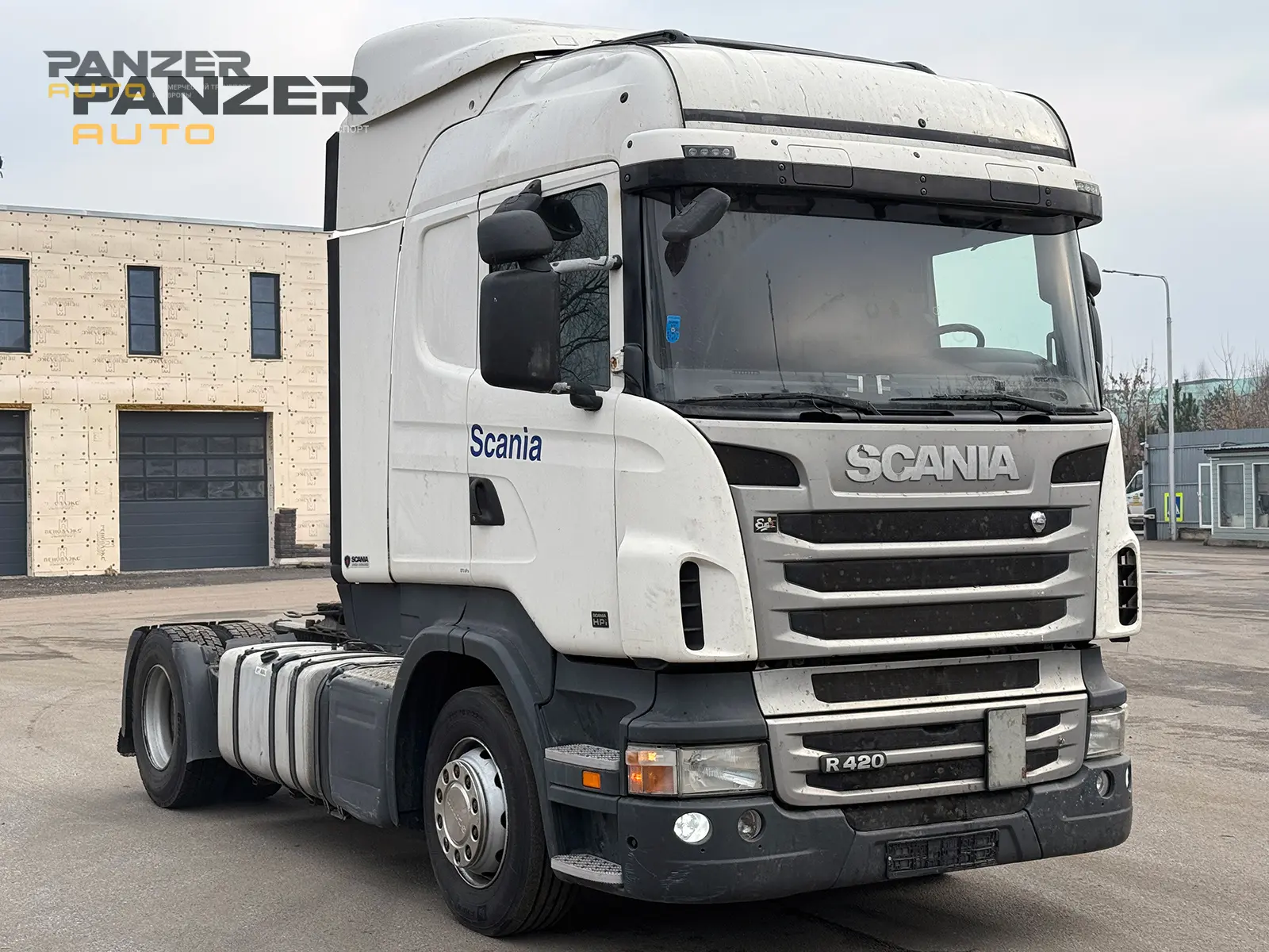Машинокомплект тягача Scania R420, 2012 год, кабина Highline - фото-детальных