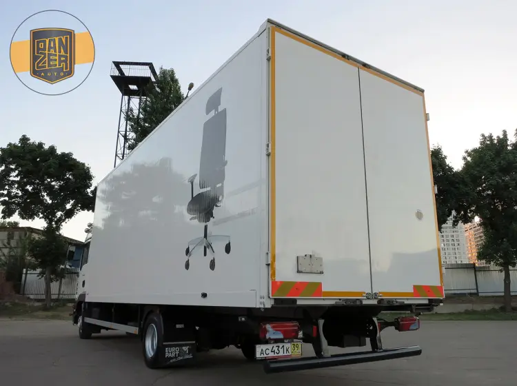 MAN TGL 8.220, фургон 46 м3, ворота, макс.комплектация - фото