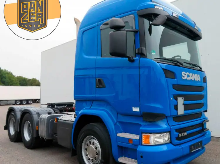 Тягач Scania R 490, 6х4, кабина Highline, КПП Opticruise, гидравлика, без пробега по РФ - фото-детальных