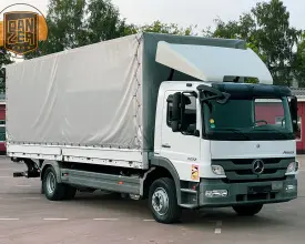 Грузовик тентованный Mercedes Atego 1222, 2013 год | photo 0
