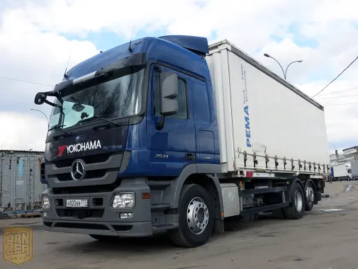 Продажа грузовика Mercedes Actros 2544, 2011 г, штора 48 м3 - фото 8