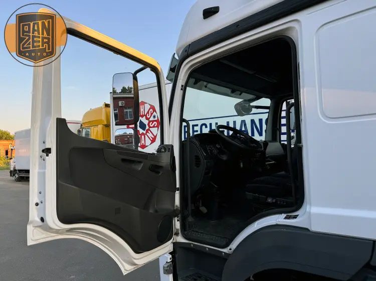 mercedes-benz atego 1230, фургон 18 палет, гидроборт 29