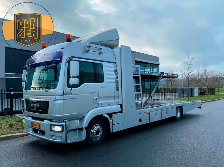 Автовоз на 3 авто MAN TGL 12.240 BL, спальная кабина, без пробега по РФ - фото