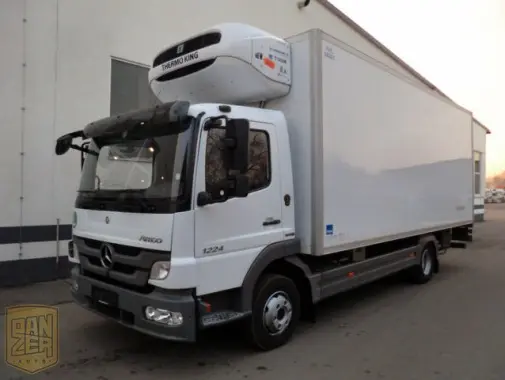 Mercedes-Benz Atego 1224L, рефрижератор 35м3, установка Thermo King TR1200, ворота + гидролифт 1500кг - фото