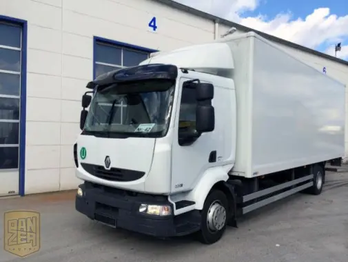 Renault Midlum 220.12, 2013г, фургон 42м3, гидролифт, спальник, 57тыс.км, состояние нового - фото