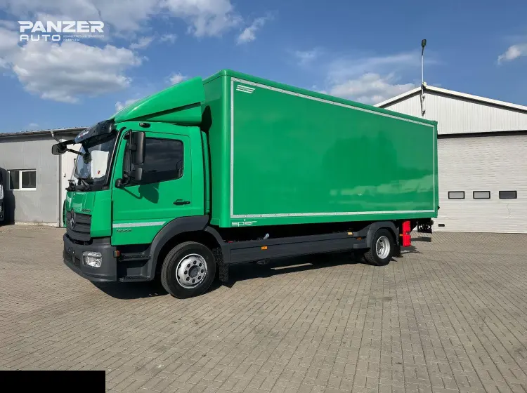 Mercedes Atego 1224, 2019 год, промтоварный фургон м3, гидролифт - фото 13