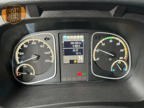 Мерседес Атего 1230, 2018 год, пробег всего 169 тыс.км, штора 18 палет, гидроборт - фото 36